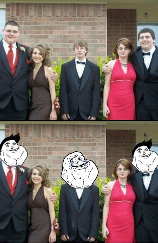 forever alone,lol,never alone,parejas