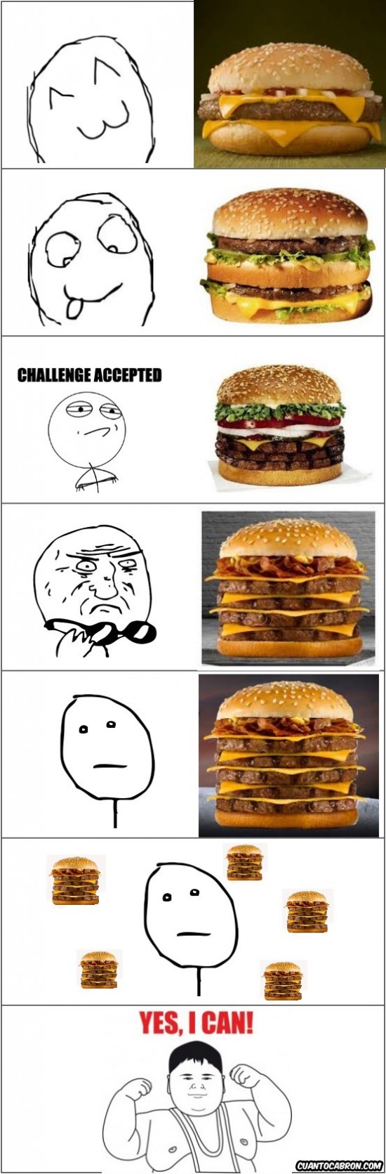 fast food,hamburguesas,yes i can