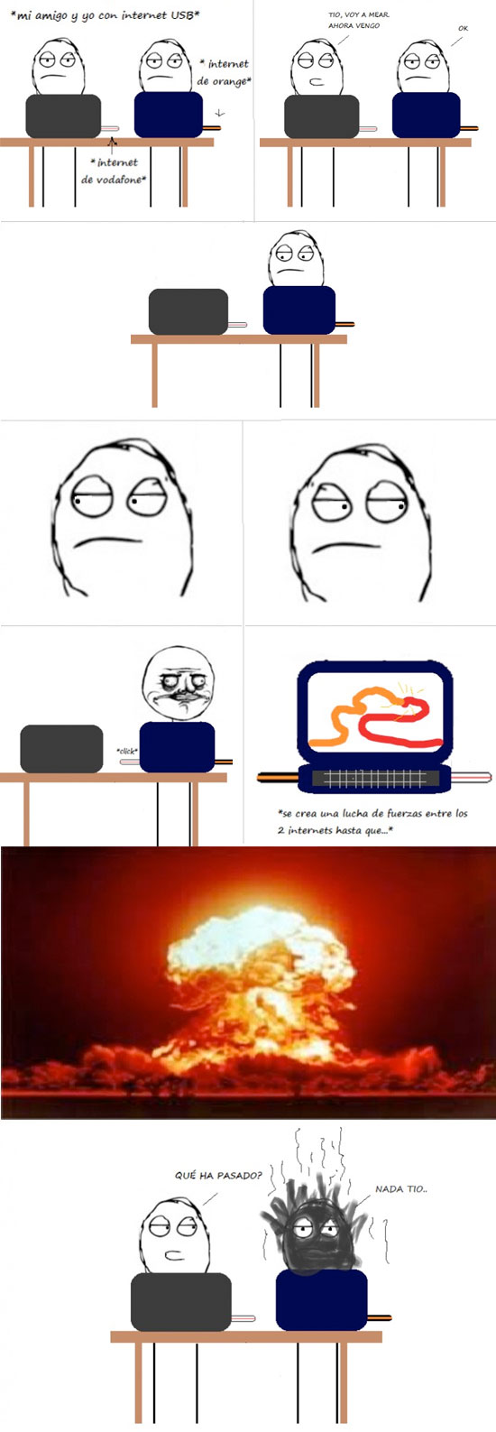 explosion,internet USB,me gusta