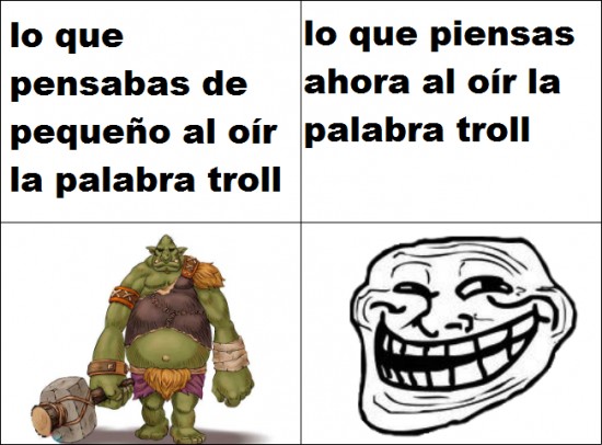 Trollface - La palabra troll