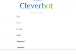 Enlace a Hay un amigo en cleverbot