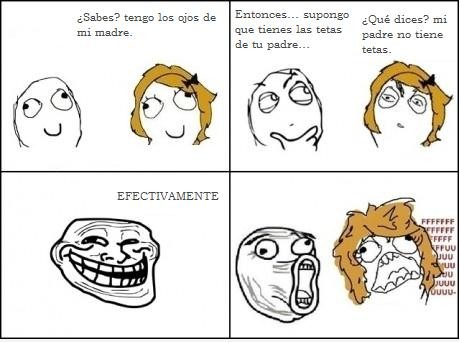 madre,ojos,padre,Troll face