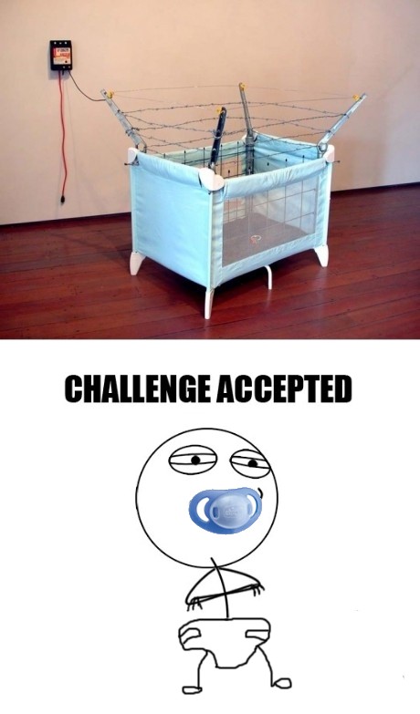 bebe,challenge accepted,cuna