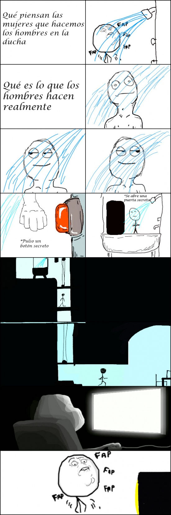 ducha,habitación secreta