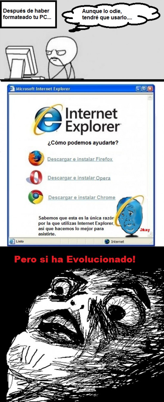 Inglip - Evolución Final del Internet Explorer