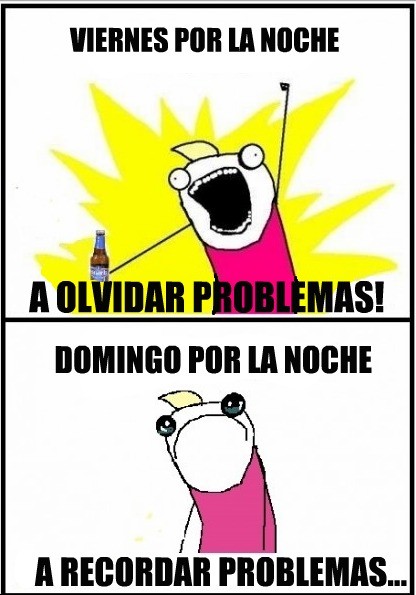 all the things,lunes,Problemas,viernes