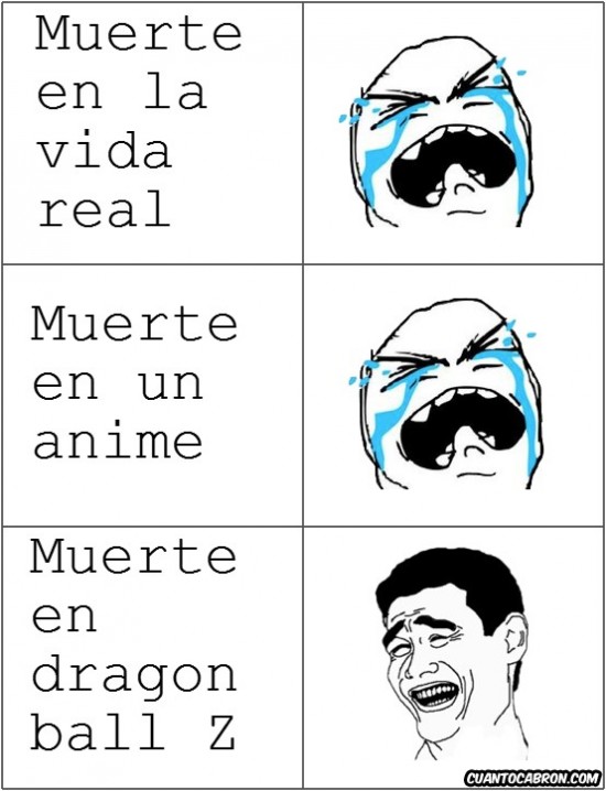 anime,cry,dragon ball z,friki,muerte,vida real