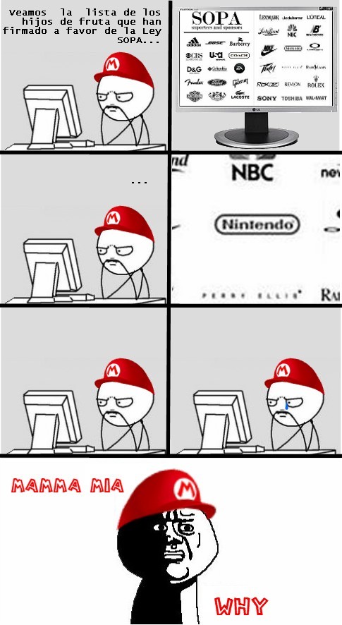Mario,Nintendo,OH GOD WHY,SOPA