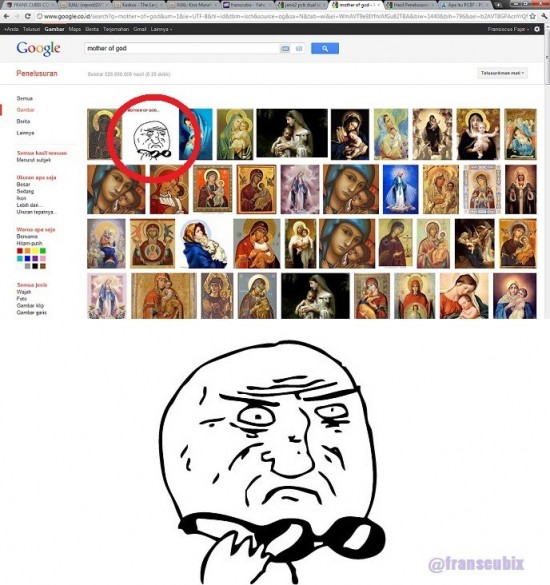 google,mother of god,real