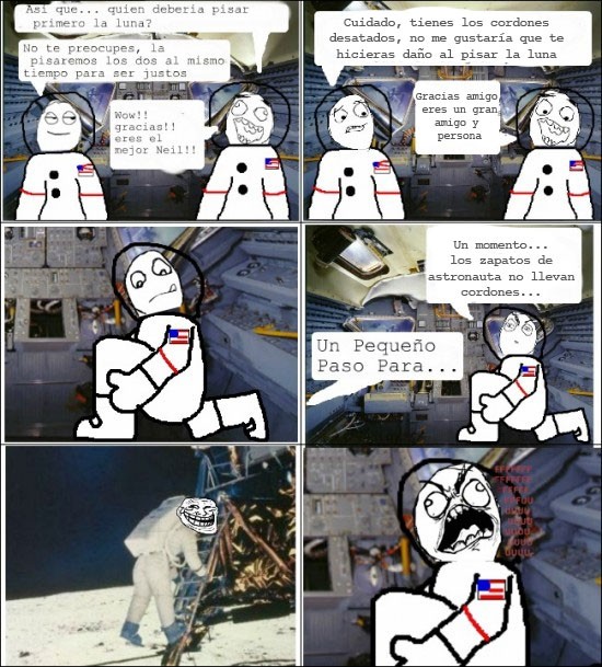 Ffffuuuuuuuuuu - Recordemos cómo Neil Armstrong pisó la Luna