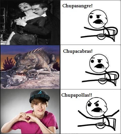 Cereal Guy,Chupacabras,Dracula,Justin Bieber