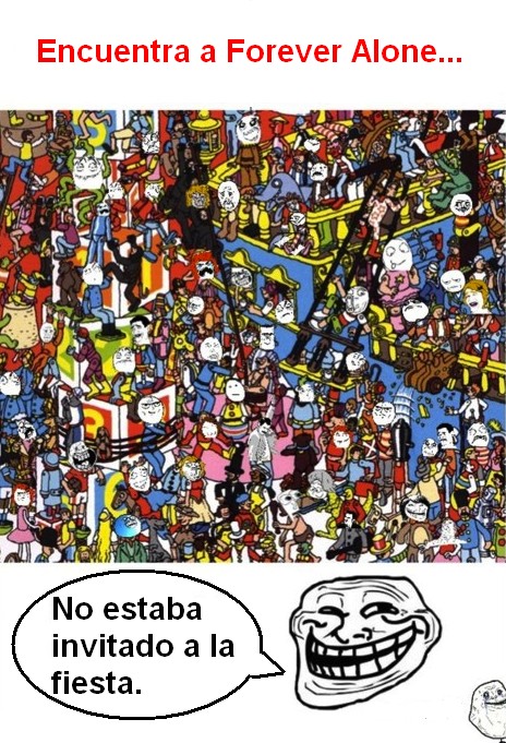 Trollface - Encuentra a Forever Alone