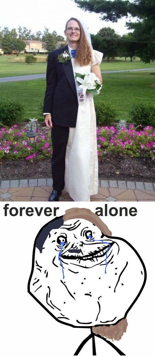 boda,forever alone,novia,novio,vestido