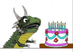 Enlace a ¡Feliz cumpleaños, señor dragón!