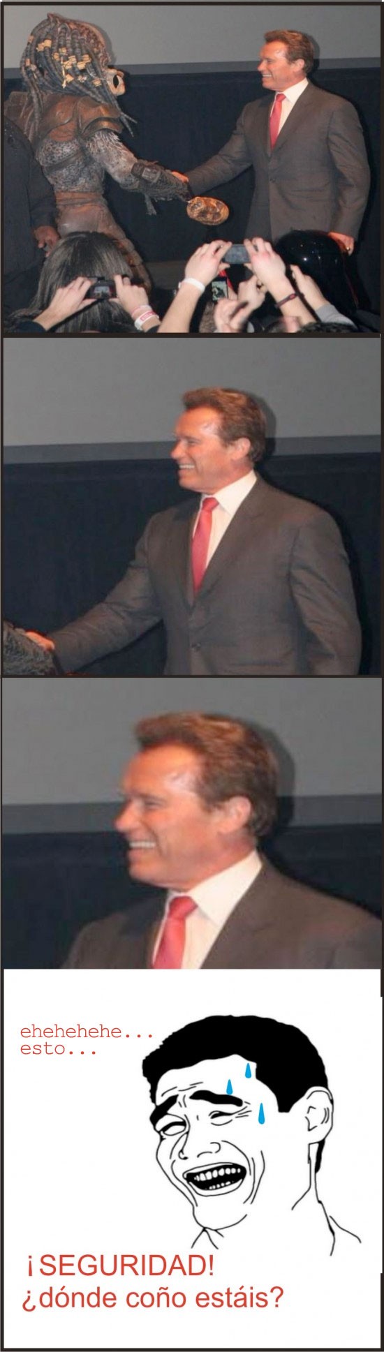 Arnold Schwarzenegger,depredador,suarseneger para los amigos,yao ming