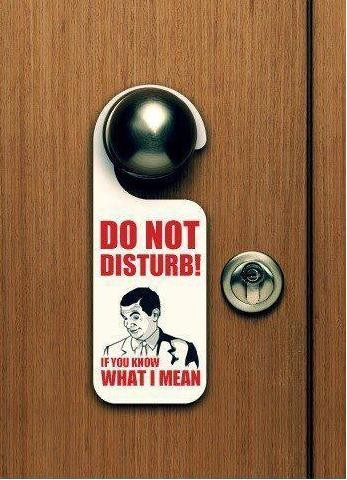 cartel,do not disturb,hoteles,if you know what I mean,puerta