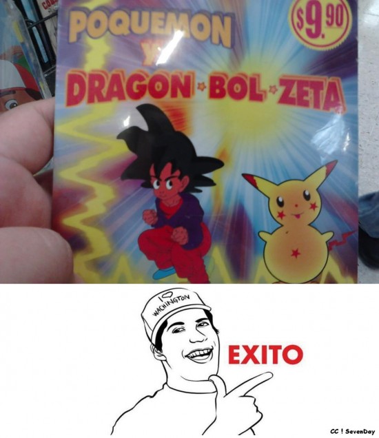 Dragonball,etc,Exito,Pokemon