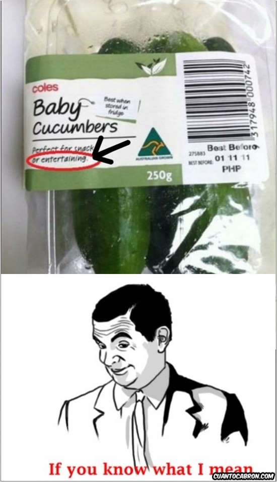 if you know what i mean,mr bean,pepinos