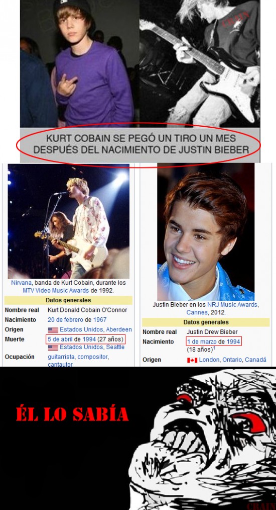 después,Justin Bieber,Kurt Cobain,mes,suicidio