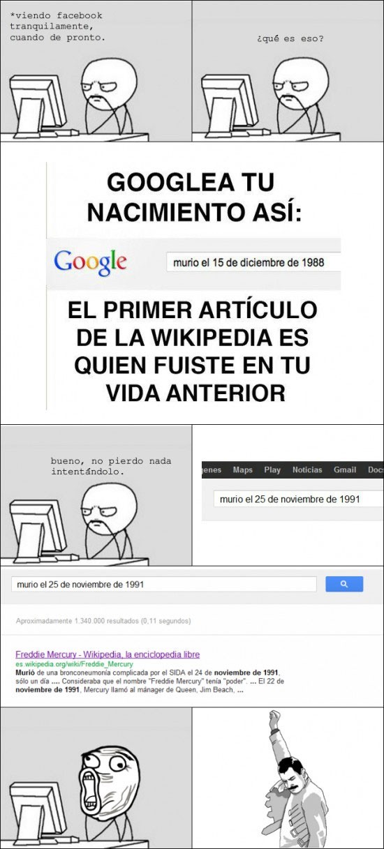 Freddie Mercury,google,LOL,reencarnación