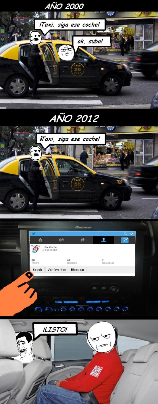 Kidding_me - ¡Taxi, siga ese coche!