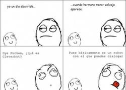 Enlace a Que te den, Cleverbot jode infancias