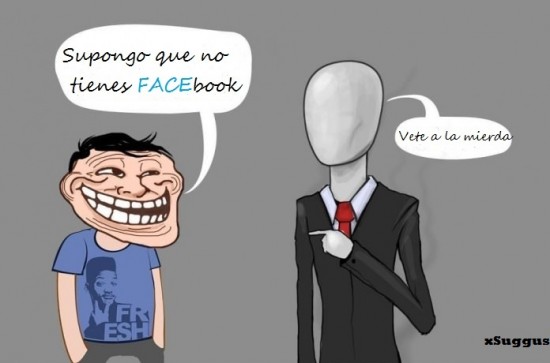 cara,facebook,slenderman,troll