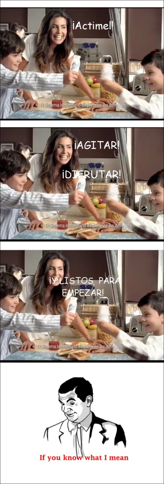 actimel,disfrutar,if you know what i mean,nuria roca
