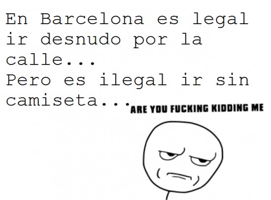 barcelona,camisa,desnudo,ilegal,legal