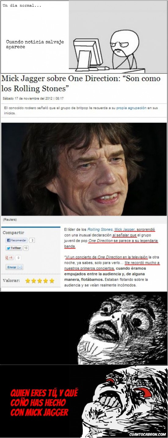 1d,concierto,entrevista,Mick Jagger,One direction,rolling stones