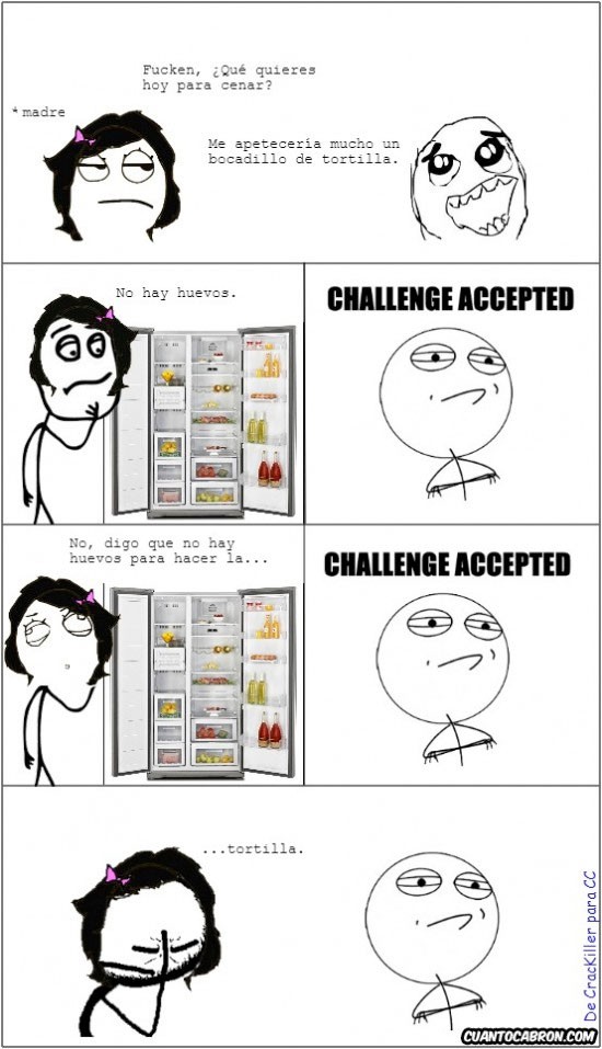 Challenge_accepted - ¿No hay huevos? Challenge Accepted