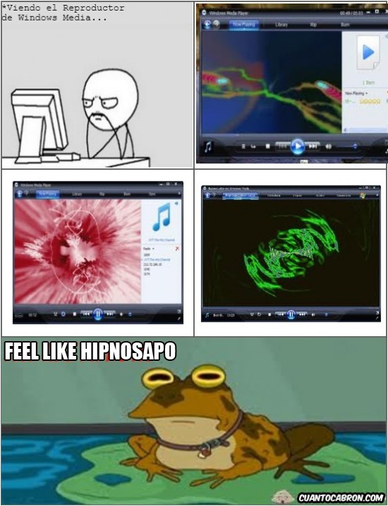 hipnosapo,rana,reproductor,windows media