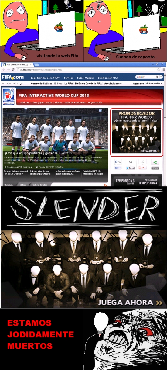 anuncio,banner,FIFA Interactive World Cup,navegando,publicidad,Slender