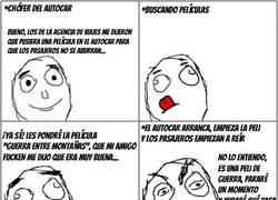 Enlace a Pues cuando yo viajo en autocar no ponen películas así