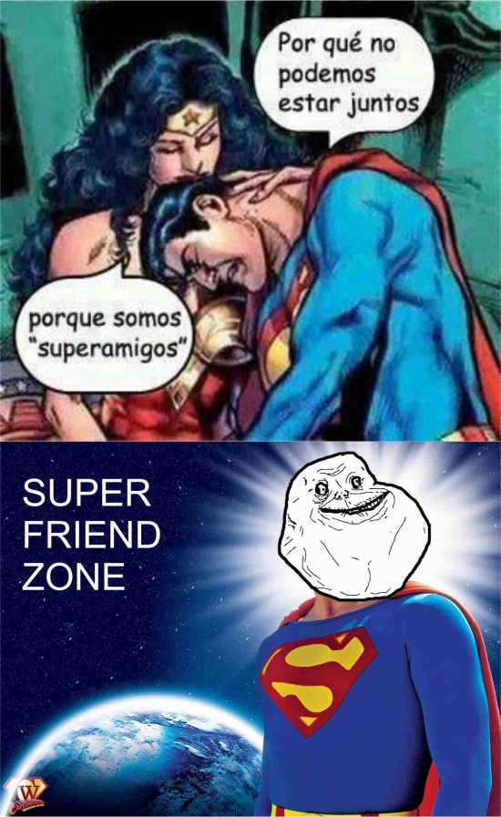 amigos,friendzone,superman,superwoman
