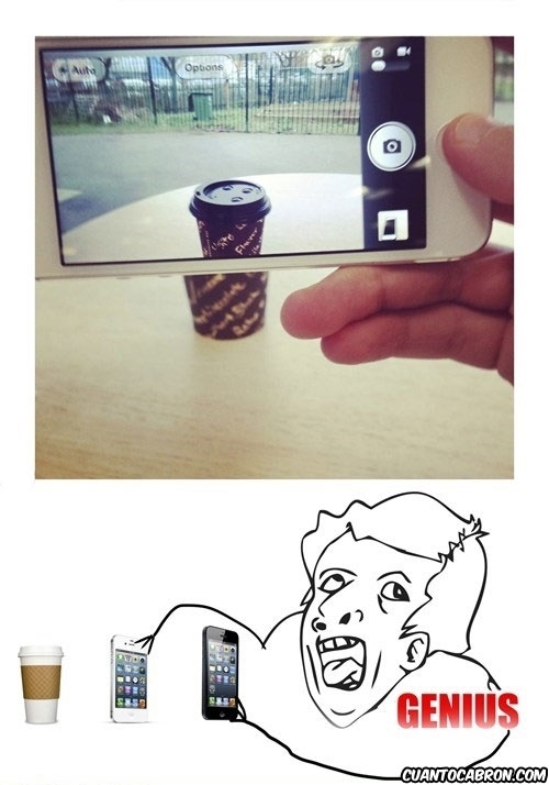 cafe,doble foto,genius,hipster,iPhone