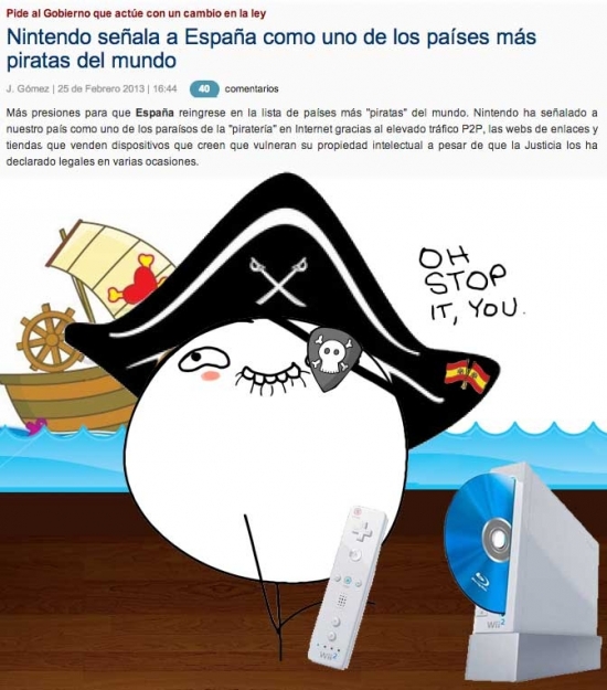 españa,nintendo,oh stop it you,pirata,piratear,videojuegos