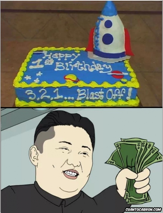 Fry - La tarta de cumpleaños de ensueño de Kim Jong-Un