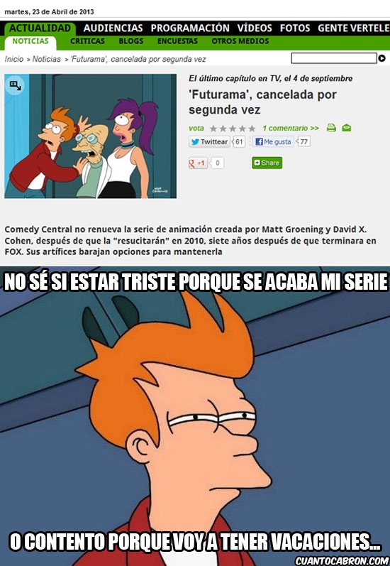 Fry - ¡Hasta siempre, Futurama!
