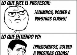 Enlace a Las clases son celdas y nosotros prisioneros