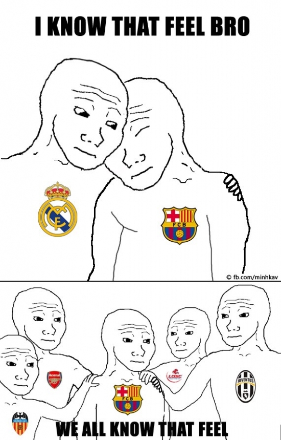 barça,champions,eliminación,futbol,i know that feel bro,madrid,semifinales