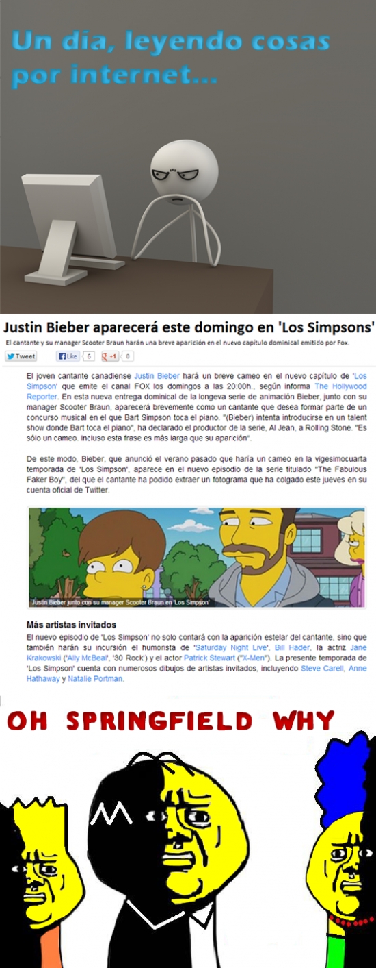amarillo,aparicion,bieber,hoy,justin,Justin Bieber,Los Simpsons
