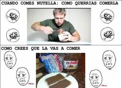 Enlace a Como se debe comer la Nutella