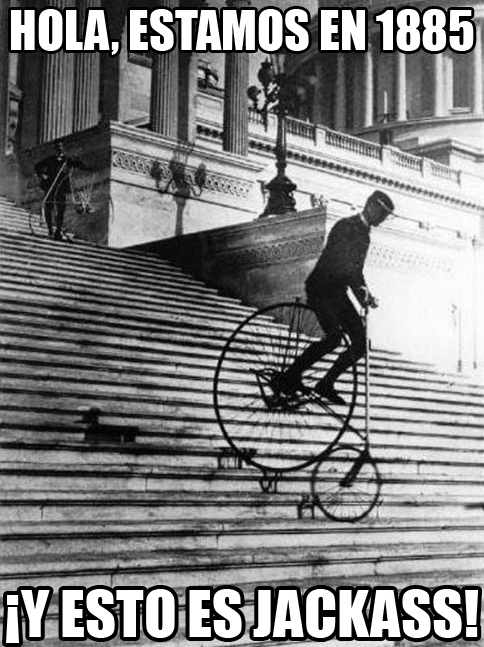 1885,bicicleta,escaleras,jackass,morir