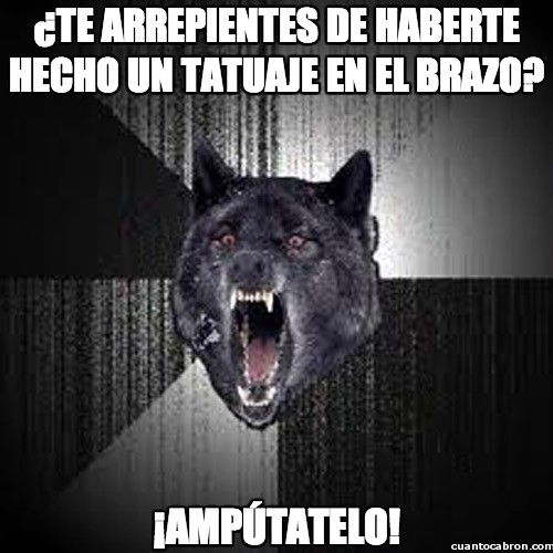 amputar,bestia,lobo,solución,tatuaje