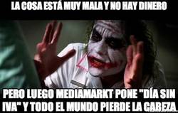 Enlace a La cosa está muy mala y no hay dinero