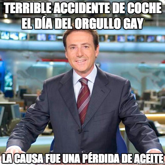 Meme_matias - Terrible accidente de coche el día del orgullo gay