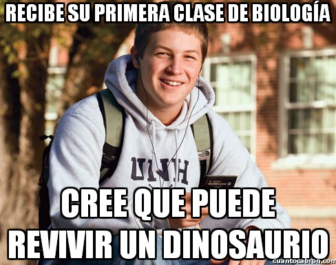 Universitario_primer_curso - Jurassic Park ha hecho mucho daño