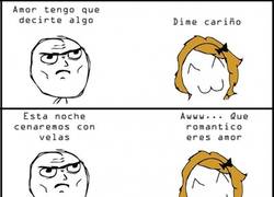 Enlace a Cena romántica