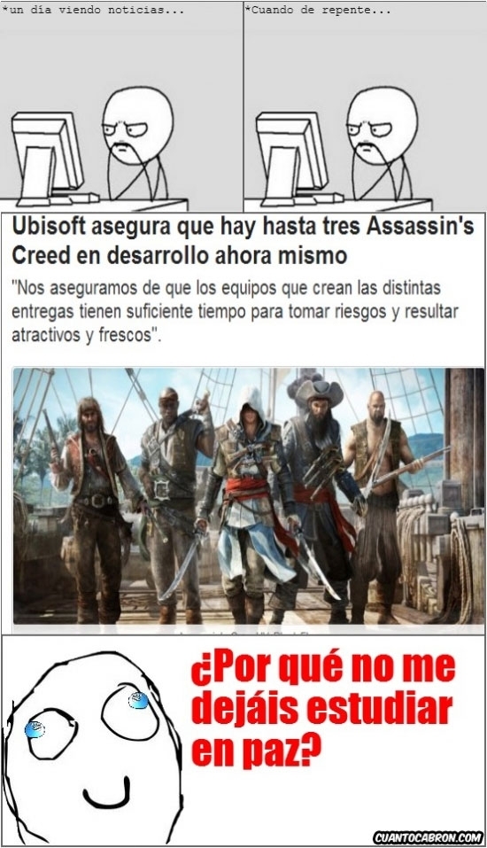 3 Juegos,Actualidad,Assassin's Creed,Estudiar,Ubisoft